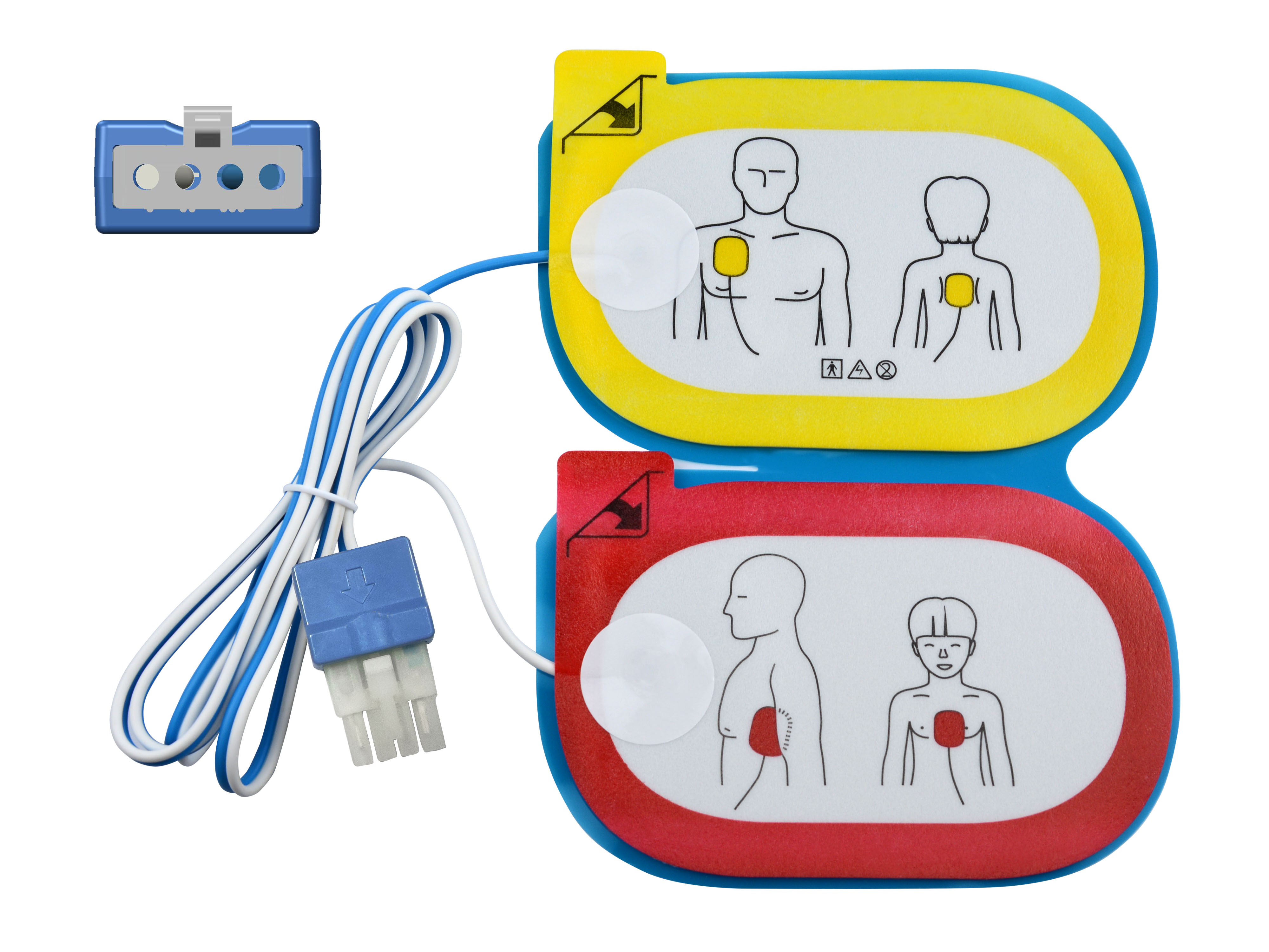 Cmics Medical/Radian Qbio съвместима подложка за дефибрилация за възрастни/педиатри≥25Kg за еднократна употреба