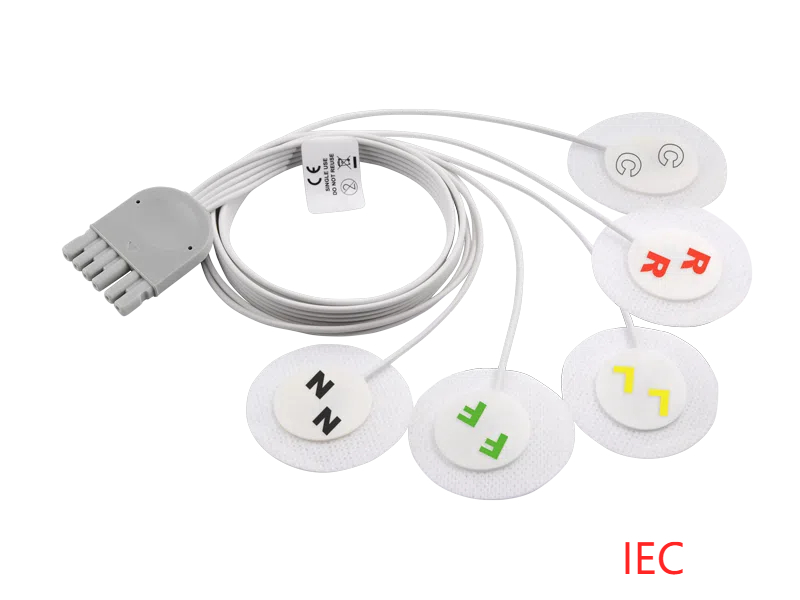 Disposable Adult/Pediatric Pre-wires ECG Electrode