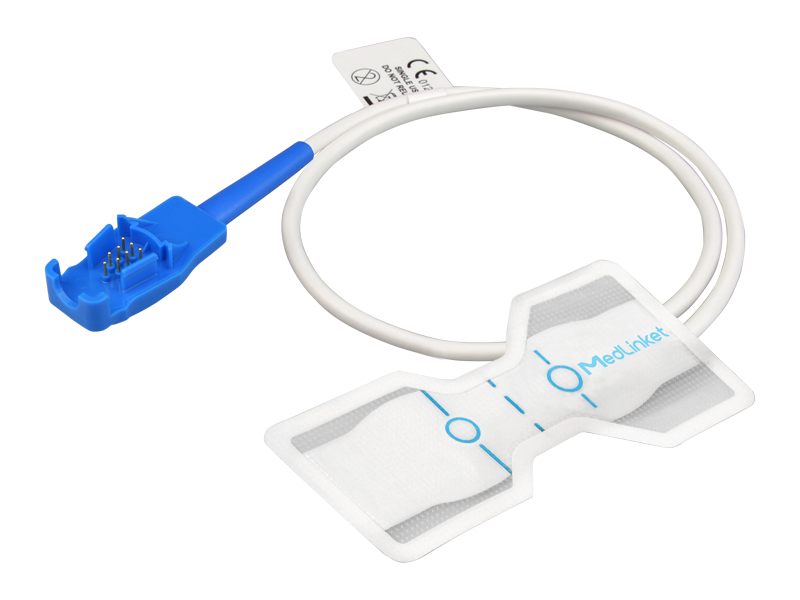 GE-Ohmeda OXY-AP-kompatibel engangs SpO₂-sensor for voksne