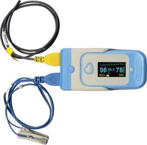 Oximeter Temp-pulse lighiche-sprèidh