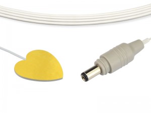 Sonde de température jetable compatible Mindray 0011-30-37391 - Surface cutanée pour adultes et nouveau-nés