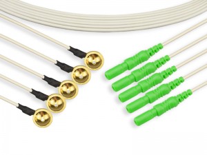 ইলেকট্রোড সহ EEG Leadwires