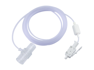 Philips Respironics M2768A Liy echantiyon CO₂ konpatib pou mikwo kouran, granmoun/pedyat, adaptè T