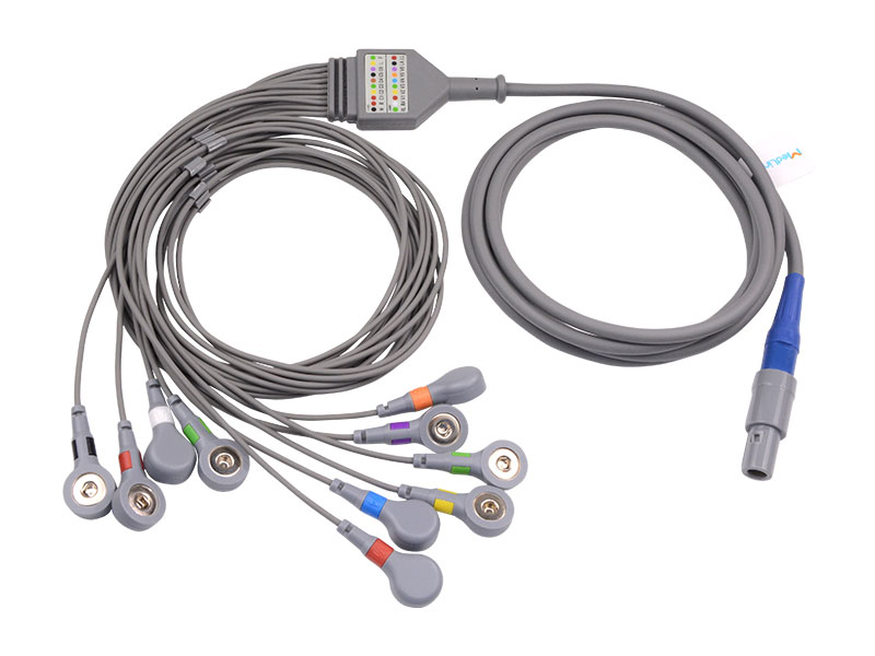 Compatible Welch Allyn Direct-Connect Holter ECG Cables