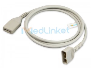 La jaan qaada BIS laba kanaal suuxinta qoto dheer ee EEG Adapter Cable B0052A