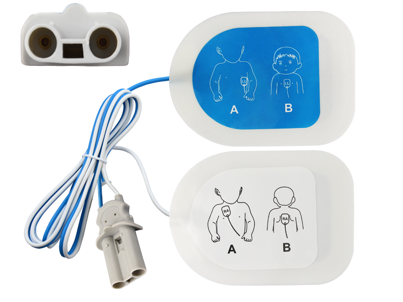 Philips-kompatibel pediatrisk ＜25 kg / spedbarns defibrilleringspute