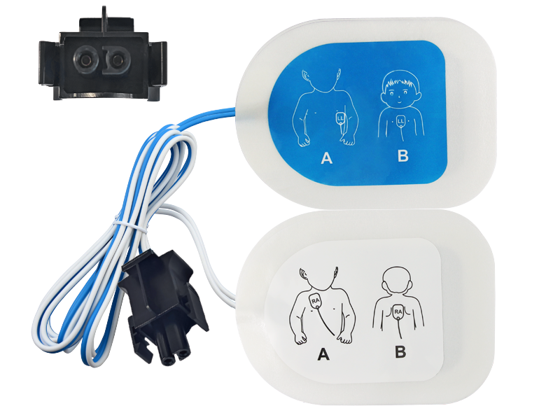 Nihon Kohden-kompatibel pediatrisk ＜25 kg / engangsdefibrilleringspute for spedbarn