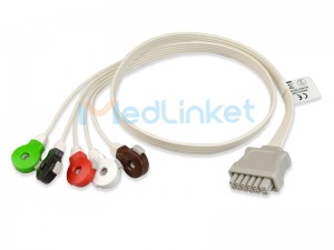 I-ECG leadwire elahlayo ER028C5I