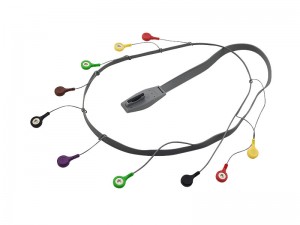 Holter Recorder Cables ECG amb cables de plom