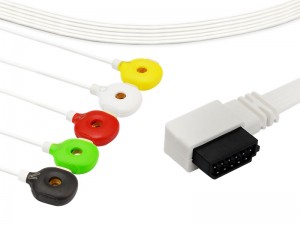 Holter Recorder ECG Cables with Leadwires