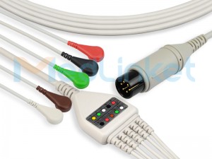 MedLinketNELLCOR/MINDRAY Compatible Direct-Connect ECG Cables