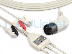 MedLinket NIHONKOHDEN Compatible Direct-Connect EKG Cables