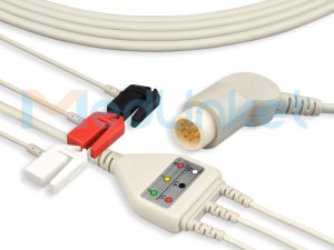 MedLinket Philips-kompatible Direct-Connect EKG-kabler