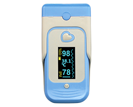 Oximeters mei temperatuerfunksjes