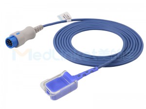 Kompatibel Comen SpO2 Adapter Kabel S0568OX-L