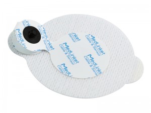 Disposable Adult Radiolucent Offset ECG Electrode-Hypoallergenic,70.5*55mm