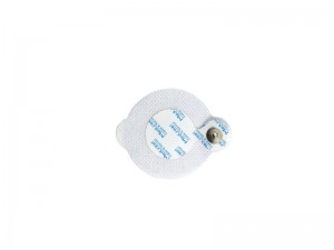 Inkinobho Enamathelayo Yezingane Elahlwayo I-Offset ECG Electrode,50.5*35mm