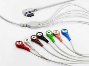 Holter recordator ECG cables cum Leadwires